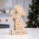 LED figure "Angel" 12 × 20.5 × 5 cm, wood, batteries LR41x3, glow warm white