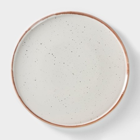 Porcelain pizza plate Punto Bianca, D = 33 cm