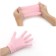 Gloves gel, moisturizing, one size, pink color