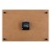 Carty clock is wall-mounted, interior "suspended bridge", silent, 25 x 35 cm