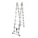 Strenger-ladder telescopic tundra, folding, aluminum, 2.5 x 2.5 m
