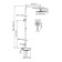 Shower system Wasserkraft A113.067.059.ch Thermo, Tropical Shower, thermostat, Chrome