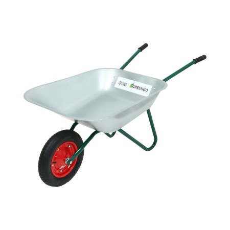 Garden wheelbarrow, single -wheeled: cargo/p 120 kg, volume of 65 l, Greengo-7