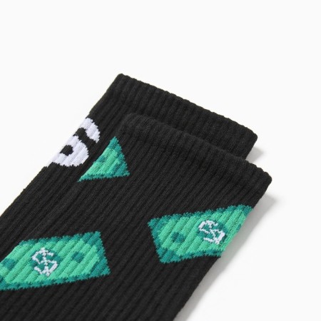 Set of men's socks "dollar" 2 pairs, size 41-44 (27-29 cm)-2
