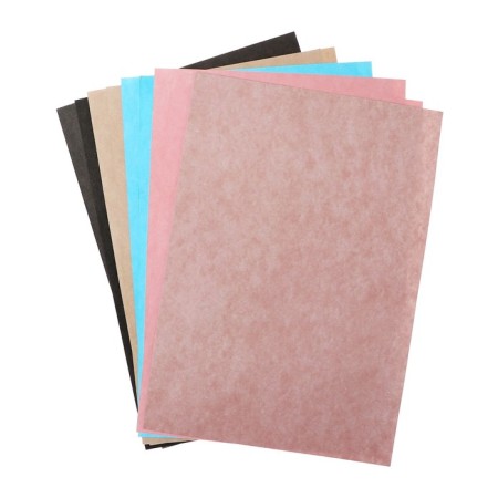 Paper for watercolors, pastels, gouache, A4 tempo, 20 sheets, block 200 g/m2, 5 colors, in folder-1