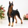 Garden figure "Doberman dog" 48x20x48cm