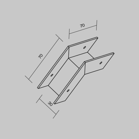 Components for the Outdoor O-TR001-OC street track system-5