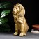Figure "Lion sitting" gold, 40x25x56cm