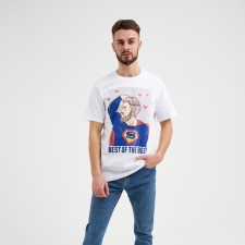 Футболка мужская KAFTAN "Best", белый, р. 50