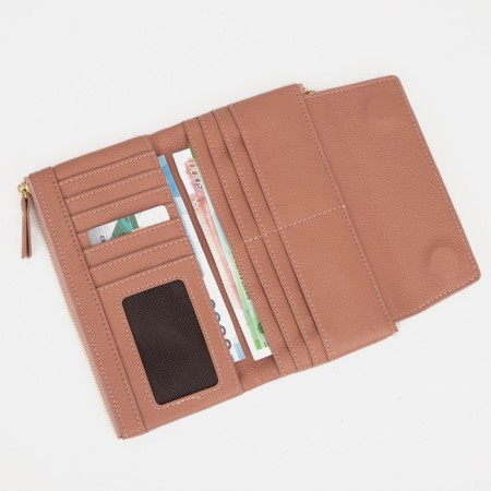 Women's wallet on magnets, powder color-3
