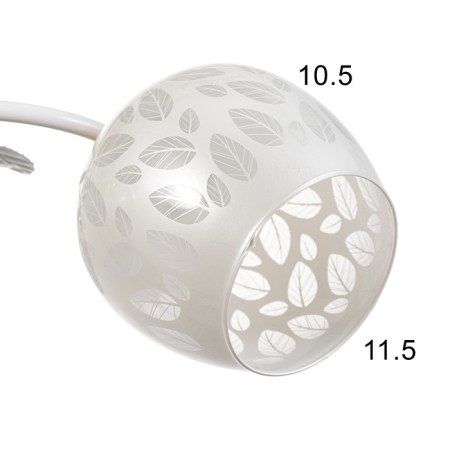 Causte "Fania" 3he27 40W white-gold 48x48x26 cm Bayerlux-5