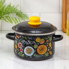 Кастрюля Pasta, 3 л, эмалированная крышка, индукция