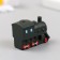Figure for Florarium Polystone "Retro train" 4x1.5x2.5 cm