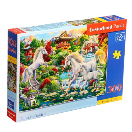Puzzle "Garden of Unicorns", 300 elements