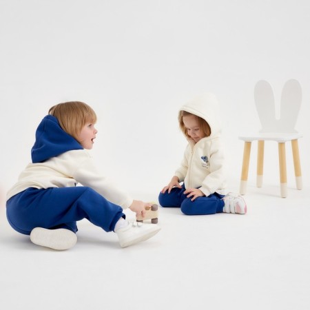 Costume: sweatshirt and pants crumb I am Blueberry p. 92-98, blue / milk-2