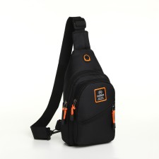 Lightning bag-bag, external pocket, black color
