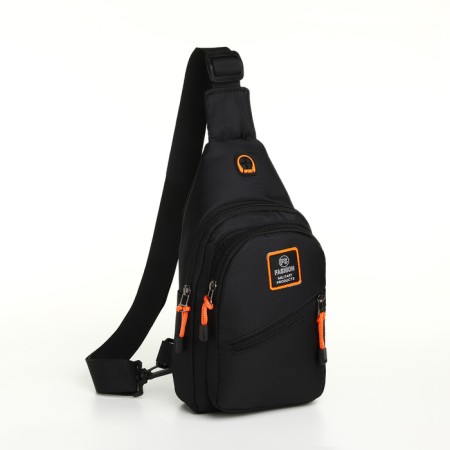 Lightning bag-bag, external pocket, black color
