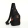 Lightning bag-bag, external pocket, black color