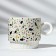 Ceramic "stone" mug, 250 ml, white color