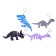 Developing toy "dinosaur", color mix