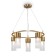 Suspended lamp Freya Fr5050PL-05BS Esala, 190x100x1200 mm, E14, 5x60W, brass color