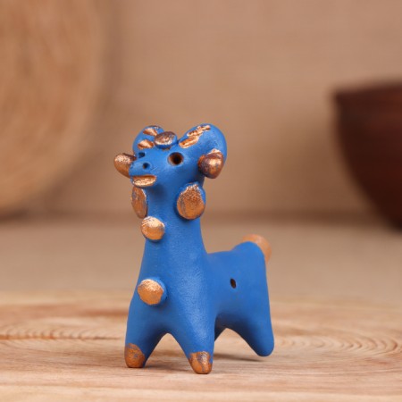 Abashevskaya toy "Baran", 8x3x8 cm, Vorozheikin V.A. Mix-4