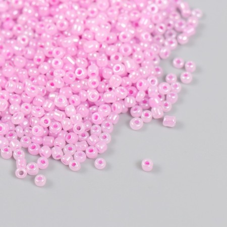 Glass beads 12/0 "pink" translucent mother -of -pearl 450 grams