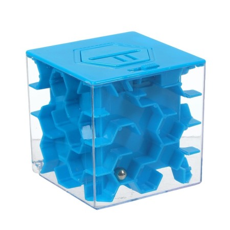 Puzzle "Labyrinth", with a piggy bank, color mix-1
