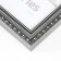 Photo frame Plastic "Lace" 15x21 cm, steel