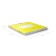 Notebook 12 sheets in the Erichkrause line "Classic Bright", cover coated cardboard, OFSET block 100% whiteness, yellow