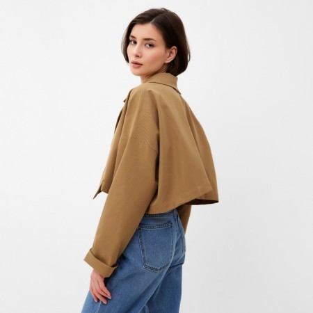 Women's jacket Minaku: Casual Collection Beige color, pr 42-3
