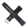 Watch strap, 22 mm, silicone, l-22.5 cm, black