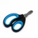 Cogerus scissors "Pijon" Premium with an ergonomic handle, black and blue