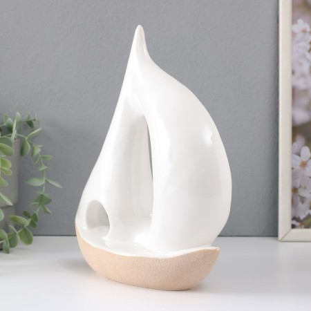 Souvenir Ceramics "Big Saisen" Sand-white 22.5x8.5x25.3 cm-3