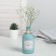 Vase for flowers glass "Happiness with you", blue 13.4 x 6.1 cm, 250 ml