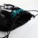 Bag for shoes on the lace, black color