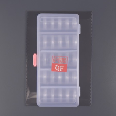 A set of jars for decor, 25 pcs, in the organizer, 4 ml, 19 × 10 × 3.5 cm, the color is transparent-6