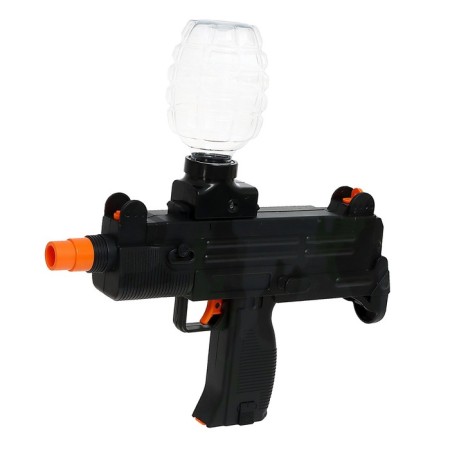 The Uzi automatic machine, shoots with gel bullets, works from the battery, mix-5