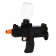 The Uzi automatic machine, shoots with gel bullets, works from the battery, mix