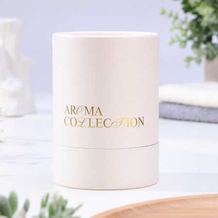 Aromatic candle in a glass "Aroma Collection", 260 g, white nutmeg, in a tube-2