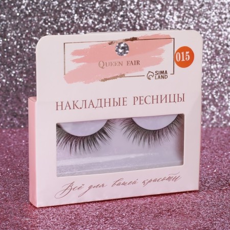 Eyelashes overhead "look", without glue, black color-4