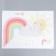 Sticker Plastic Interior color "Sun, cloud and rainbow" 28.6x39 cm