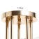 Chase "Aessa" 5he27 40W gold 51x51x27 cm Bayerlux