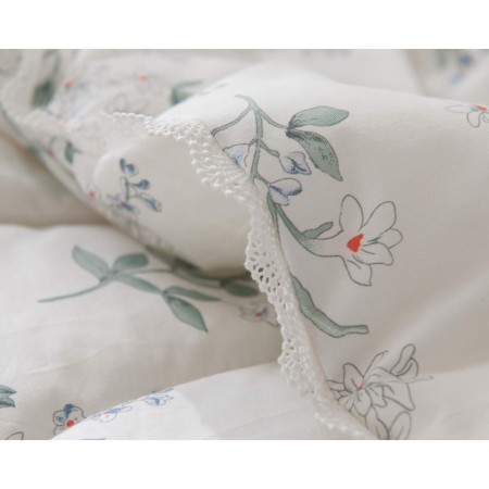Aselia blanket, size 160x220 cm, green color-1