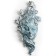 Panel "Mask 2" gray-blue, 30cm