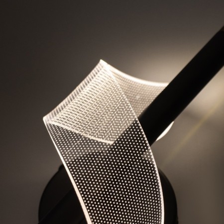 Bra "spiral" Led 3000k black 30x13x13cm-6
