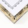 Photo frame Plastic format A4 "mother of pearl with a gold frame" 23x32 cm