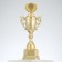 Cup 122C, award figure, gold, plastic stand, 34 × 13 × 9 cm.