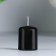 Set of candles - cylinders, 4x5 cm, set 2 pcs, multi -colored (white, black)
