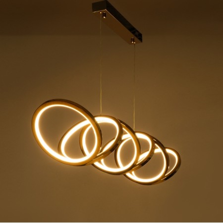 Lamp with DDD "Jasper" LED 80W 3000-6000k gold 105x25x24.5-124 cm-3